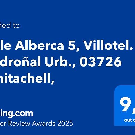 Calle Alberca 5, Villotel. Madronal Urb., 03726 Benitachell, Теулада Екстер'єр фото